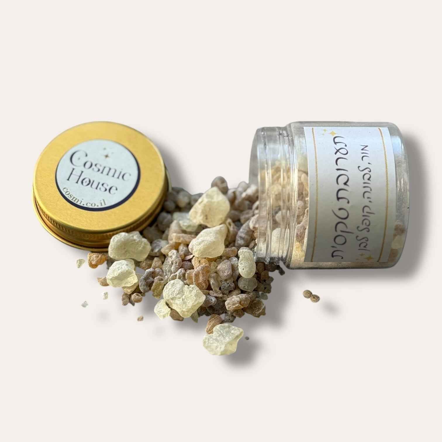 תערובת שרפים טקסית: מור, לבונה וקופל לבן