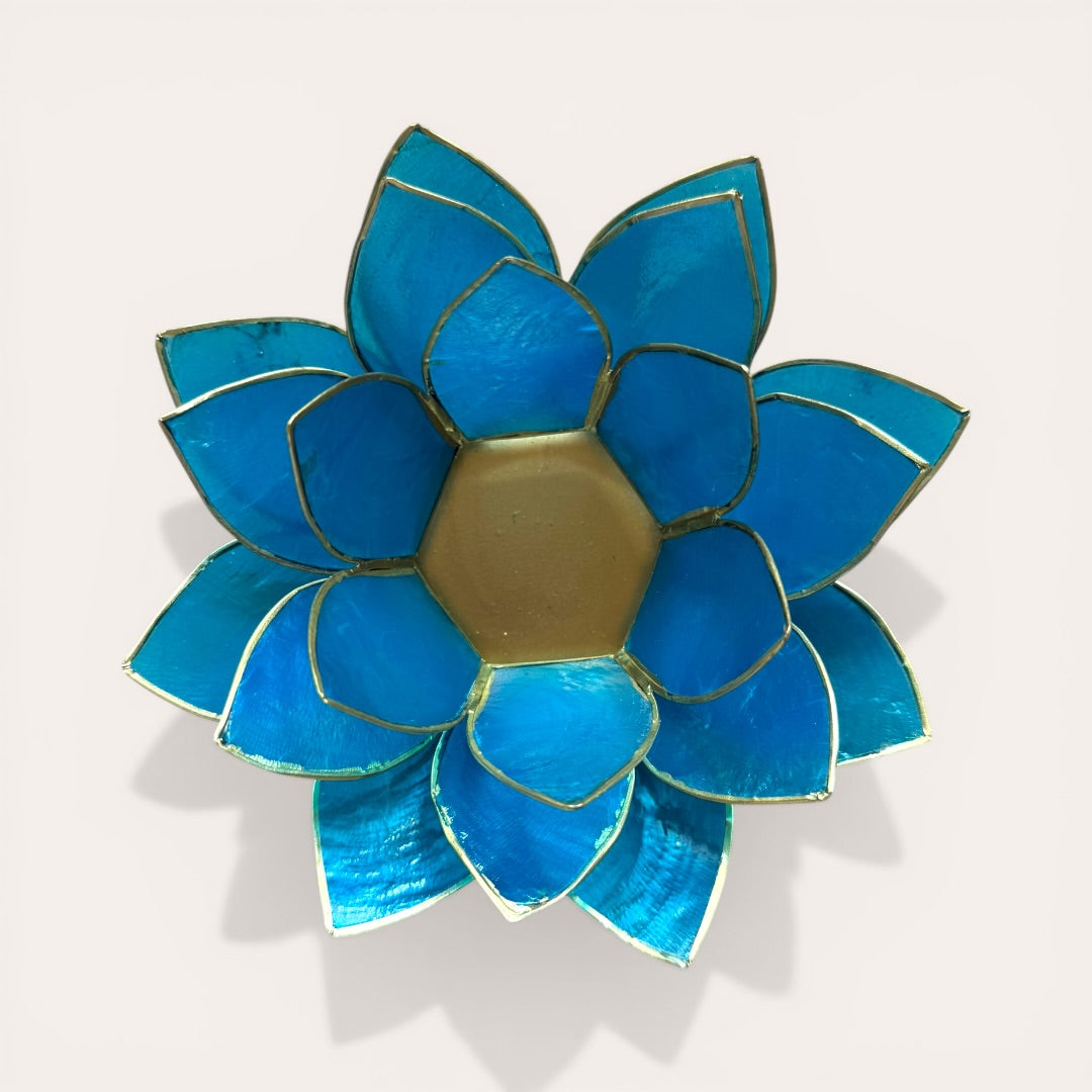 פמוט לוטוס כחול