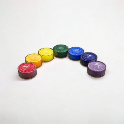 סט נרונים ריחניים וטבעיים בצבעי הצ’אקרות