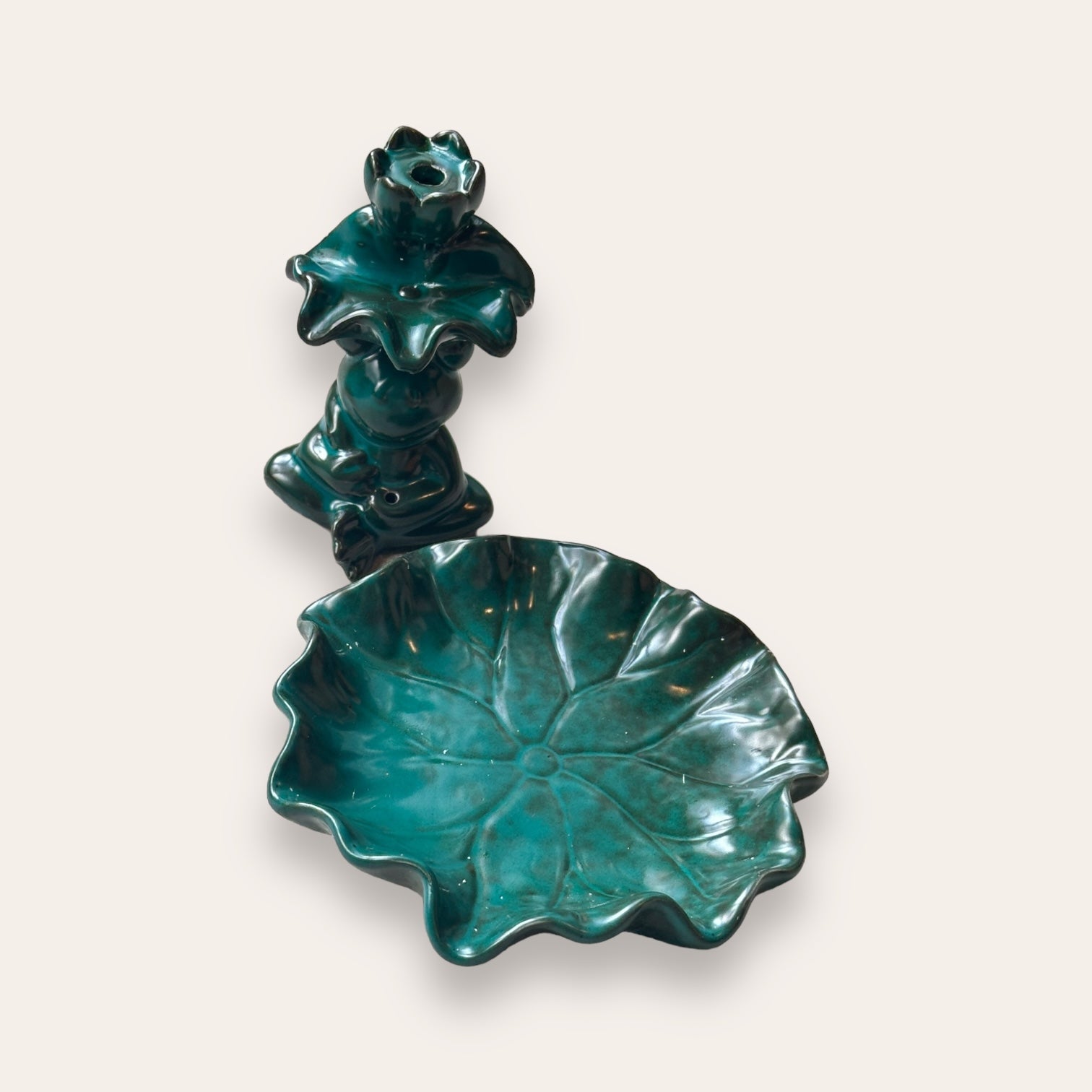 מעמד קטורת מפל עשן עלה - Cosmic House