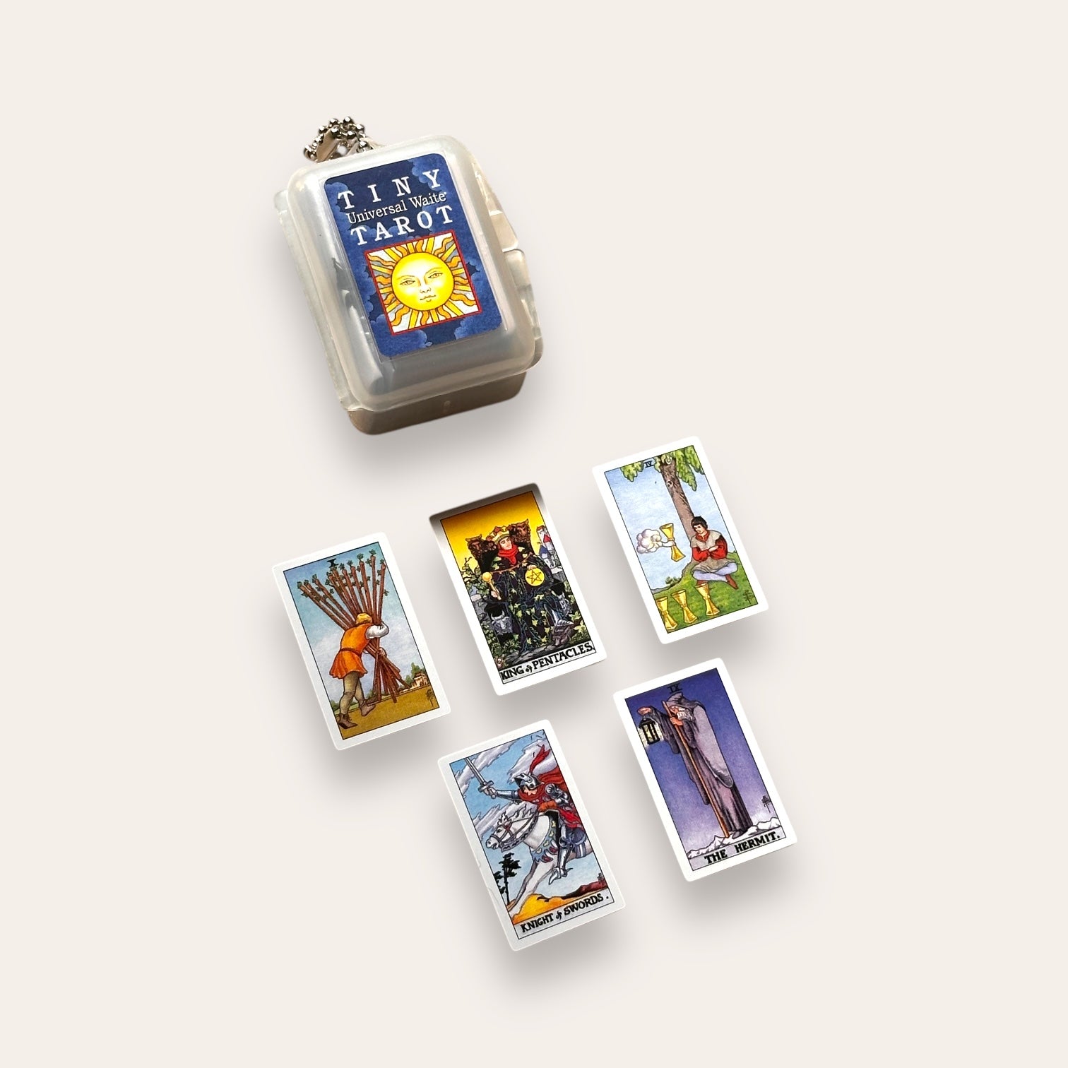 מחזיק מפתחות - קלפי Tiny Universal Waite Tarot