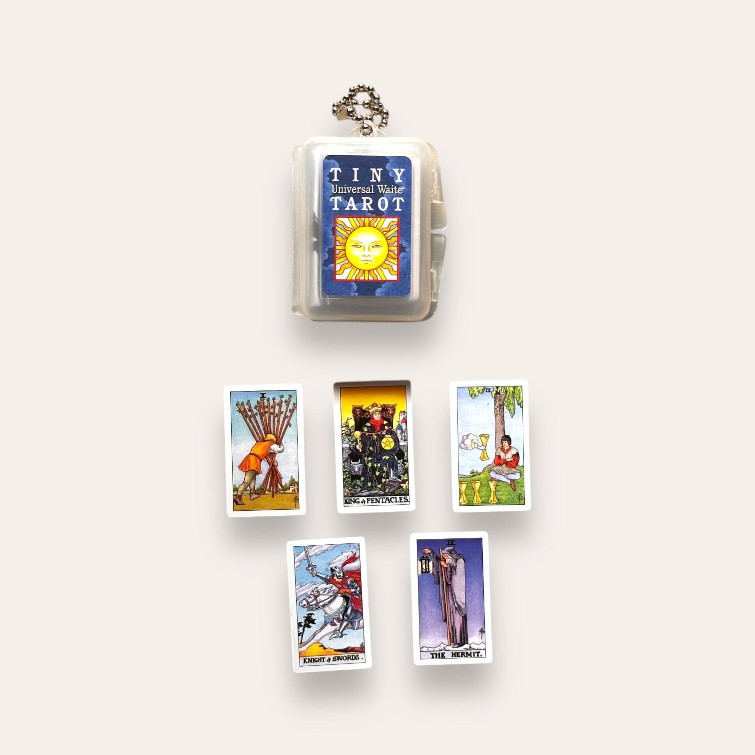מחזיק מפתחות - קלפי Tiny Universal Waite Tarot