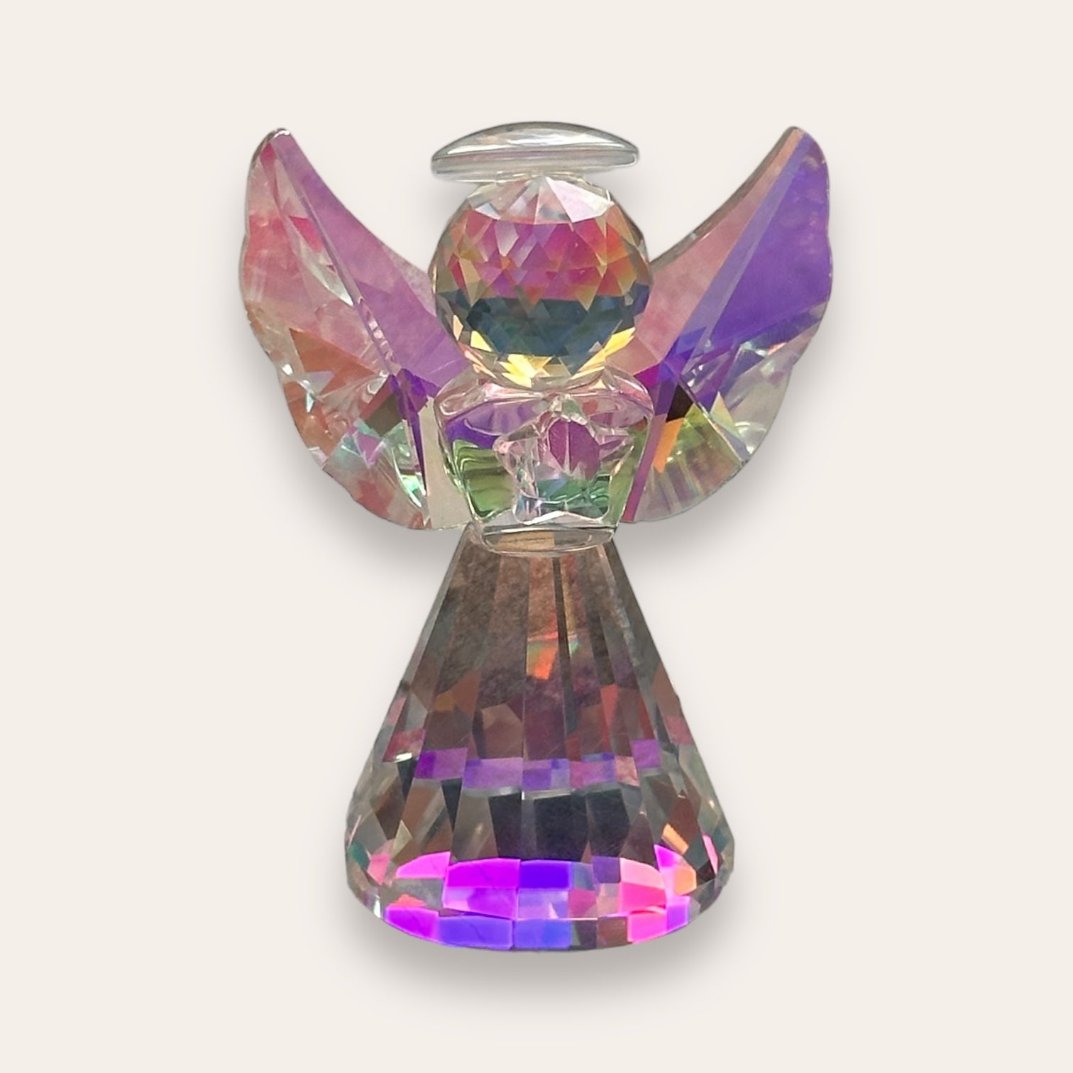 מלאכית זכוכית שקופה לוכדת שמש - Cosmic House