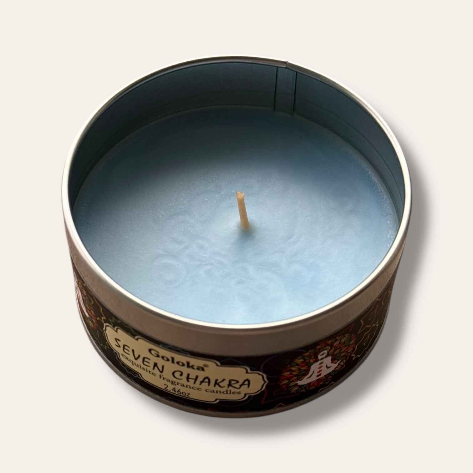 נר גולוקה בניחוח שבע הצ'אקרות