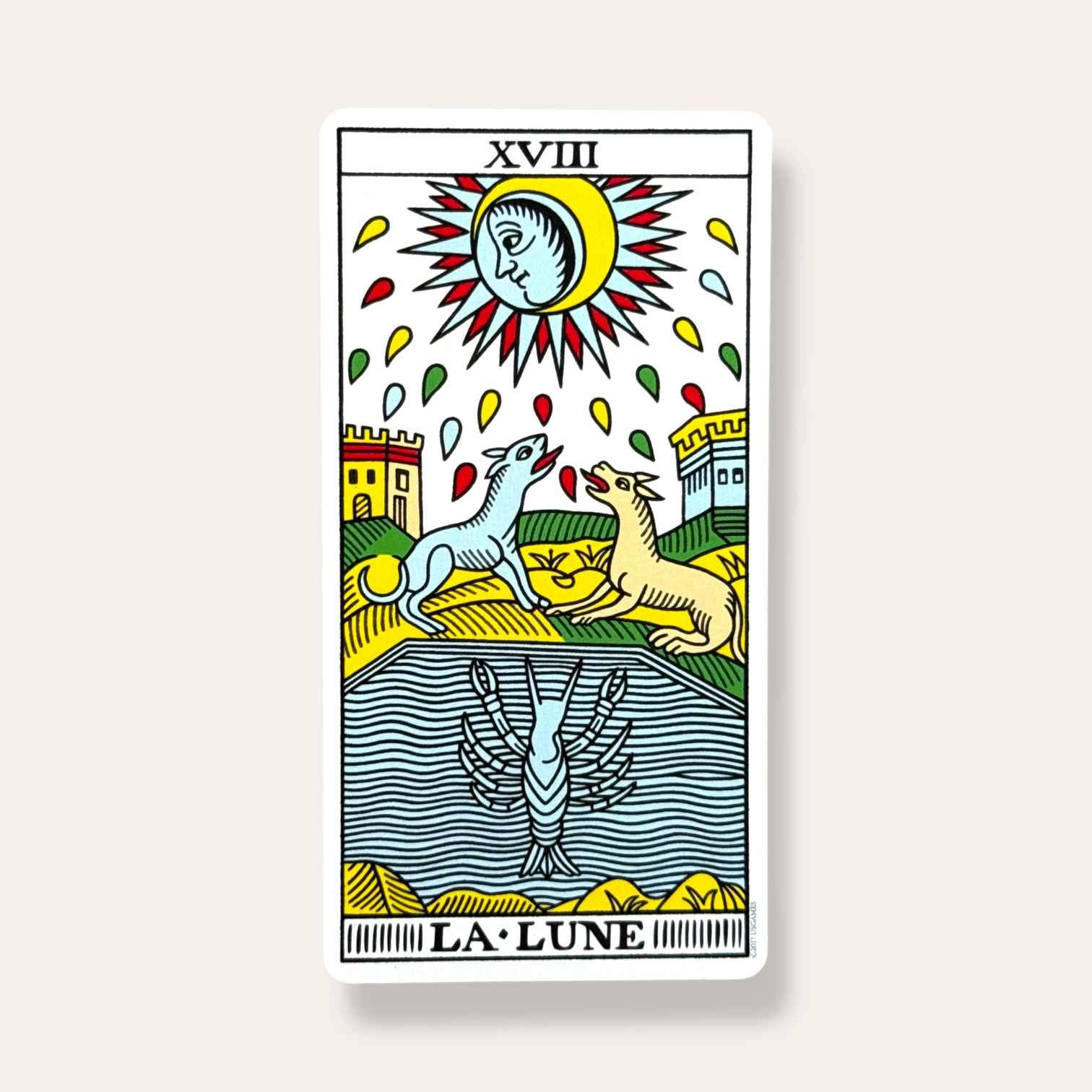קלפי טארוט מרסיי קלאסי CBD Tarot de Marseille