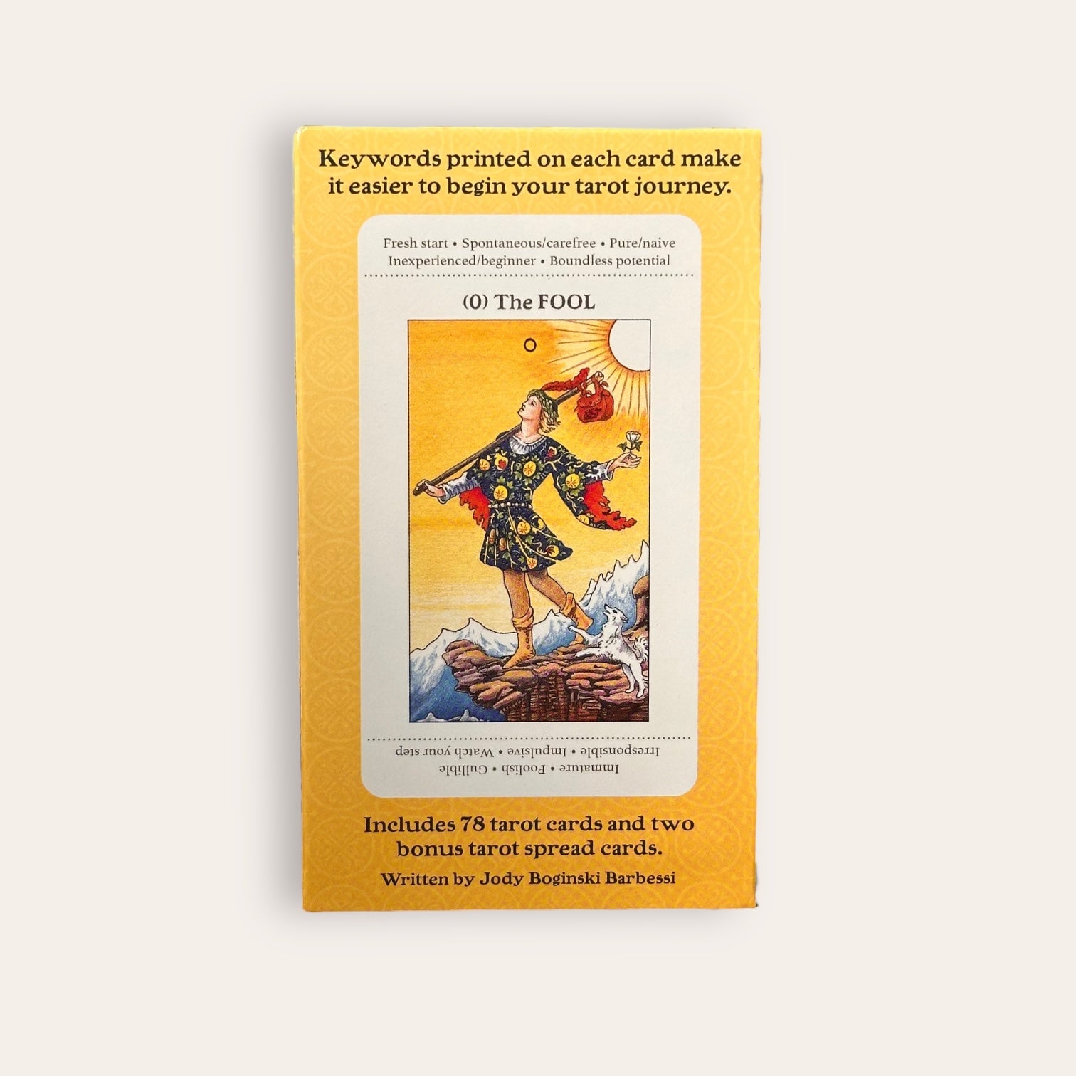 קלפי Apprentice Tarot - בתוספת הסברים על גבי הקלפים