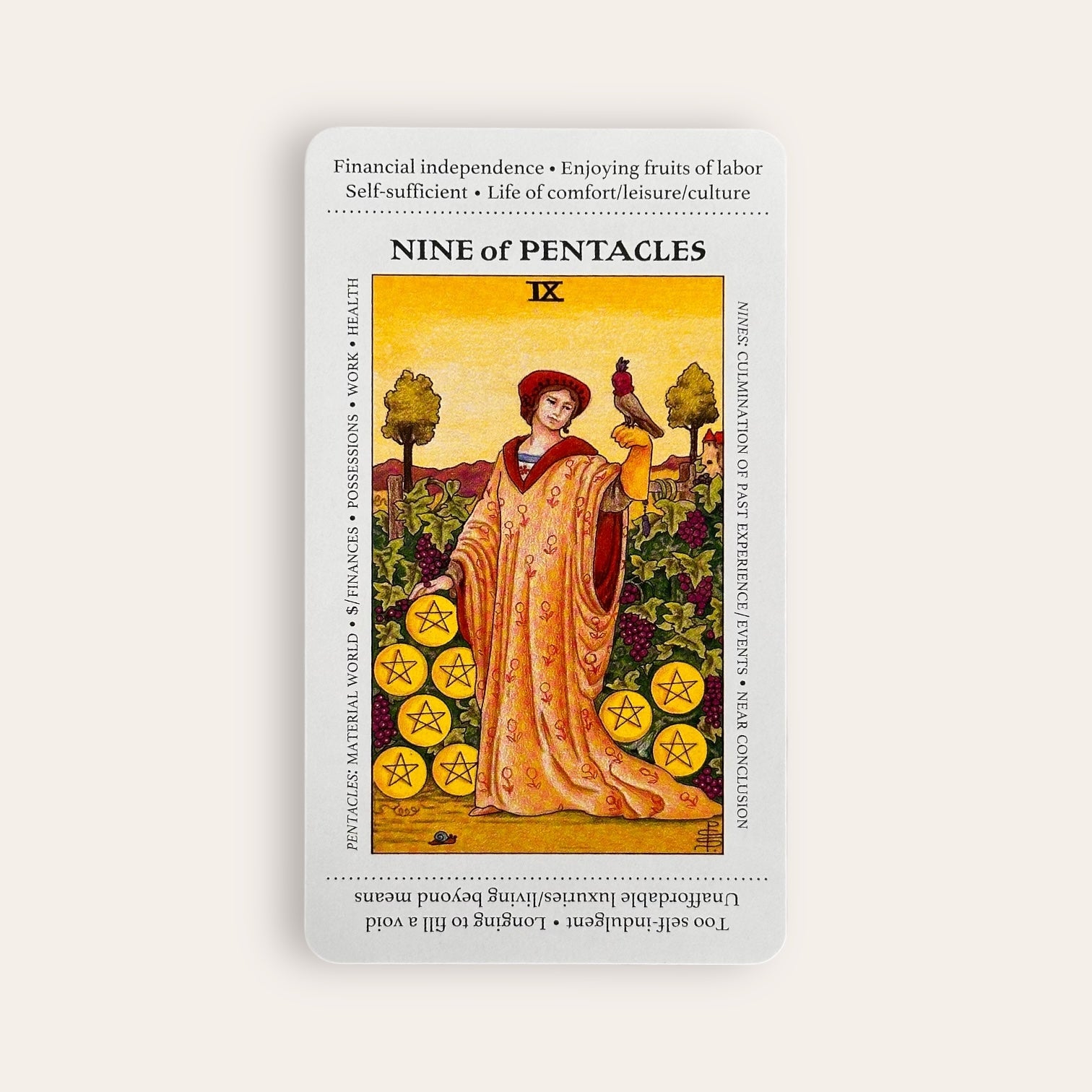 קלפי Apprentice Tarot - בתוספת הסברים על גבי הקלפים