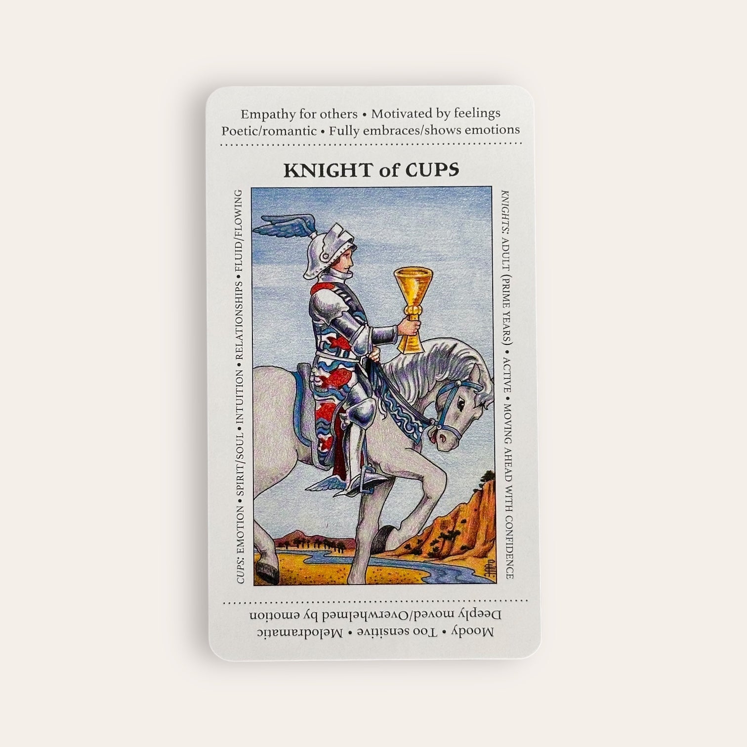 קלפי Apprentice Tarot - בתוספת הסברים על גבי הקלפים