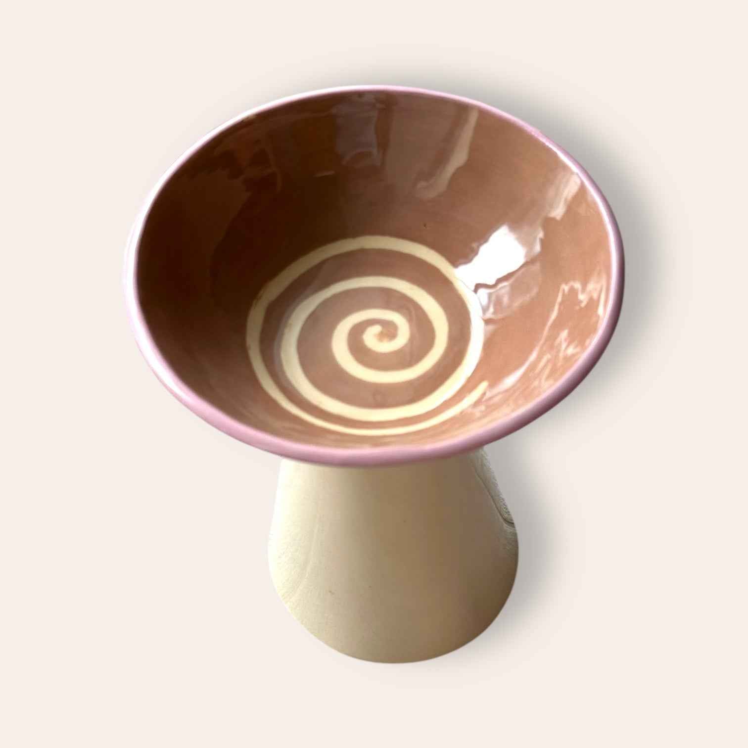 קופלרה בגודל בינוני - כלי הקטרה לשרפים עבודת יד מקומית