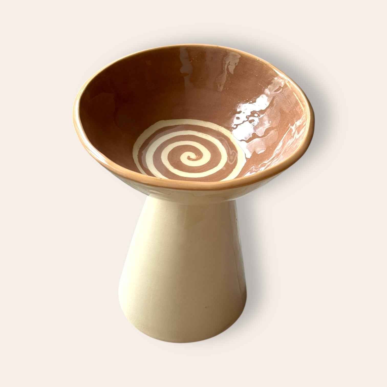 קופלרה בגודל בינוני - כלי הקטרה לשרפים עבודת יד מקומית