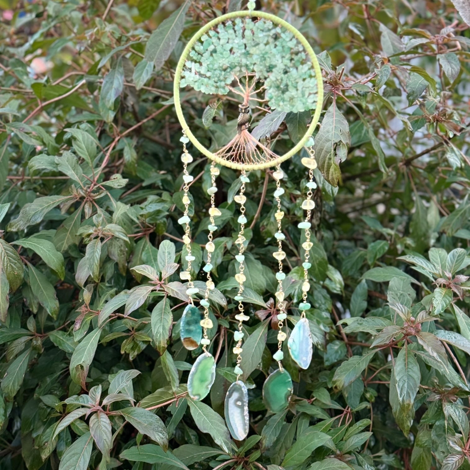 מובייל תלוי עץ החיים אוונטורין סיטרין וינשוף