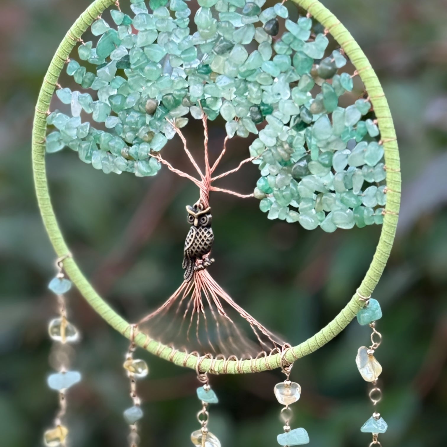 מובייל תלוי עץ החיים אוונטורין סיטרין וינשוף